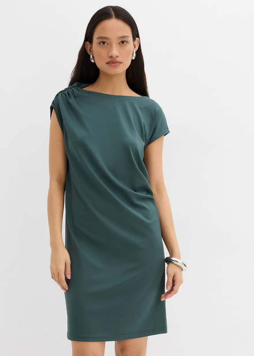 Minikleid aus strukturiertem Crêpe