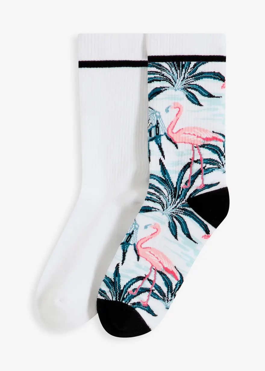 Tennissocken mit Bio-Baumwolle und Frottee in der Sohle (2er Pack)