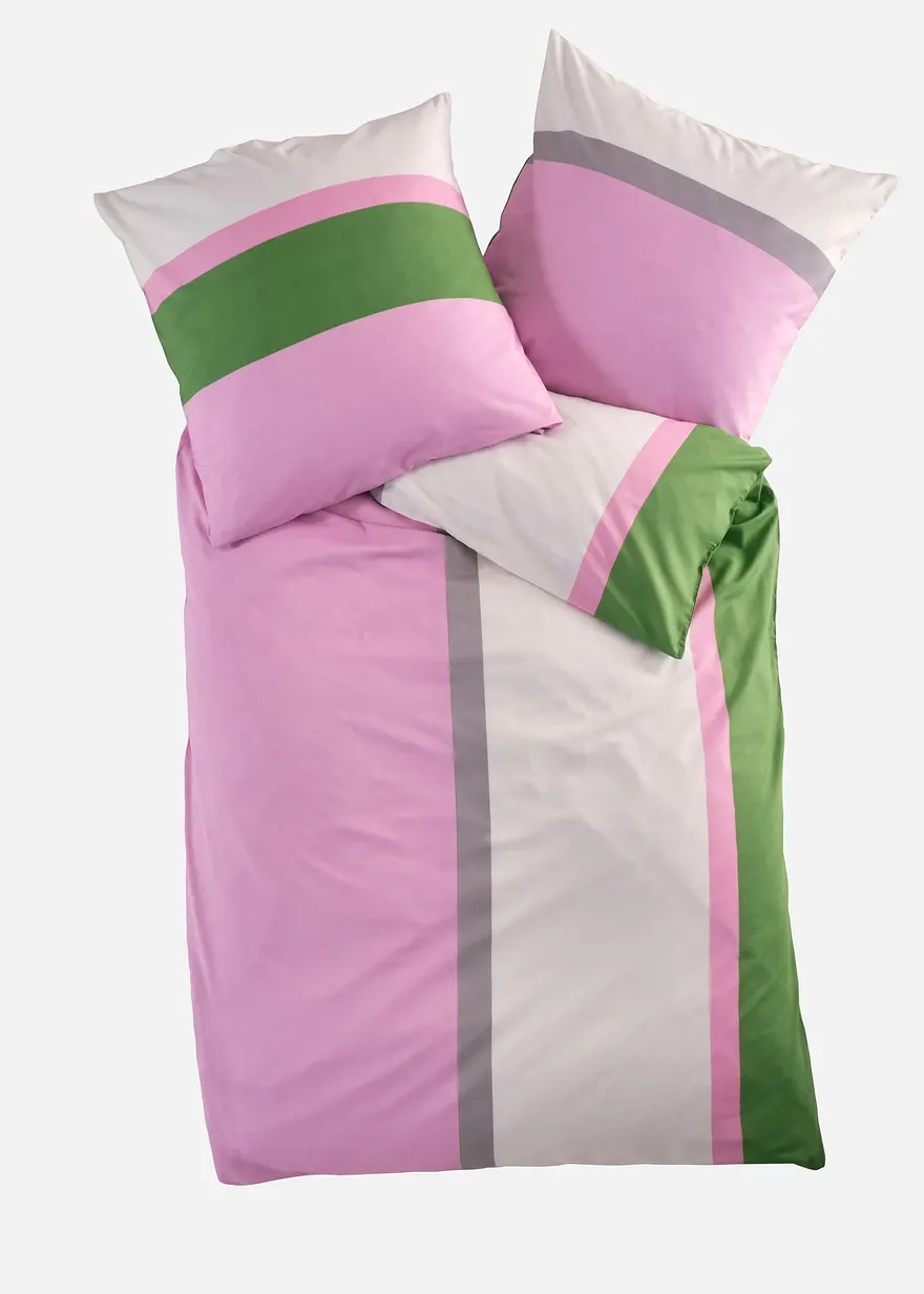 Bettwäsche mit Colorblock Design
