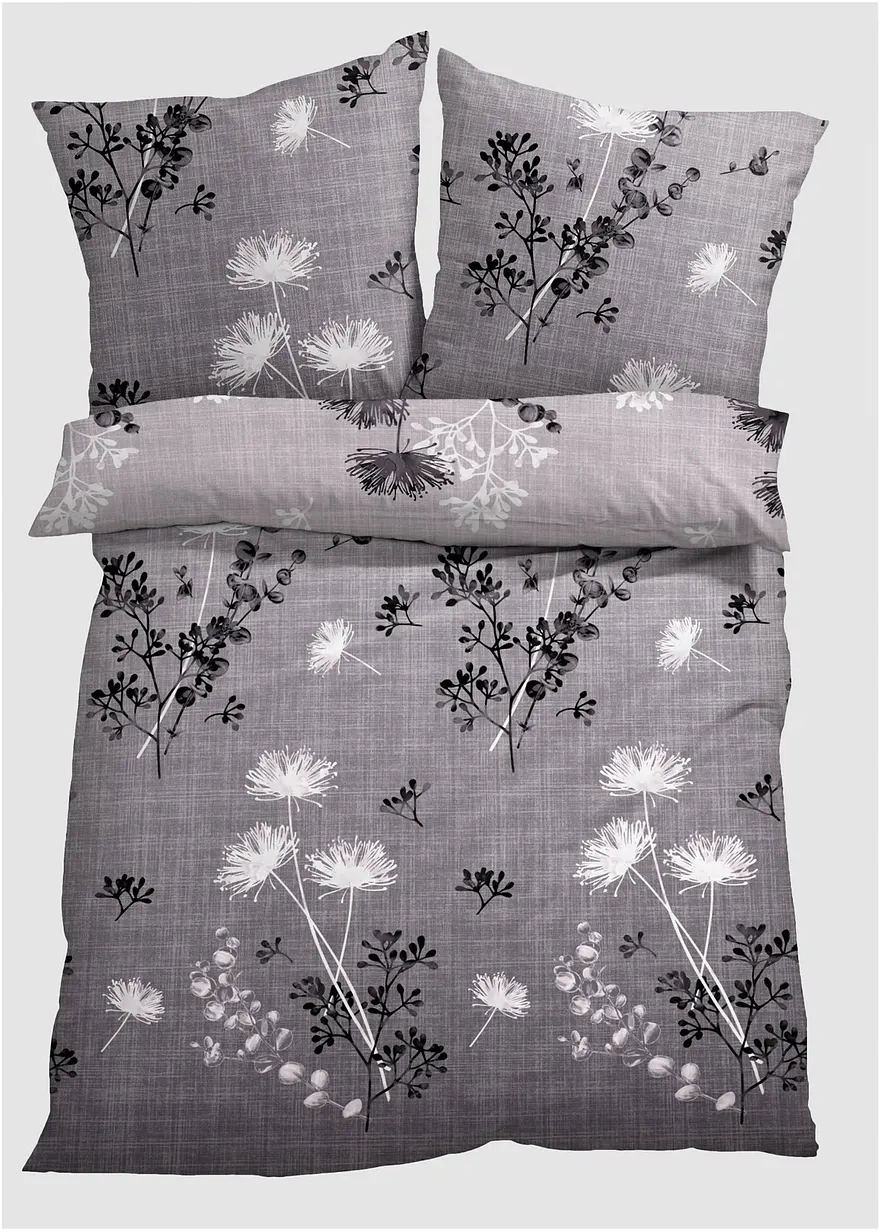 Bettwäsche mit Blumen Design