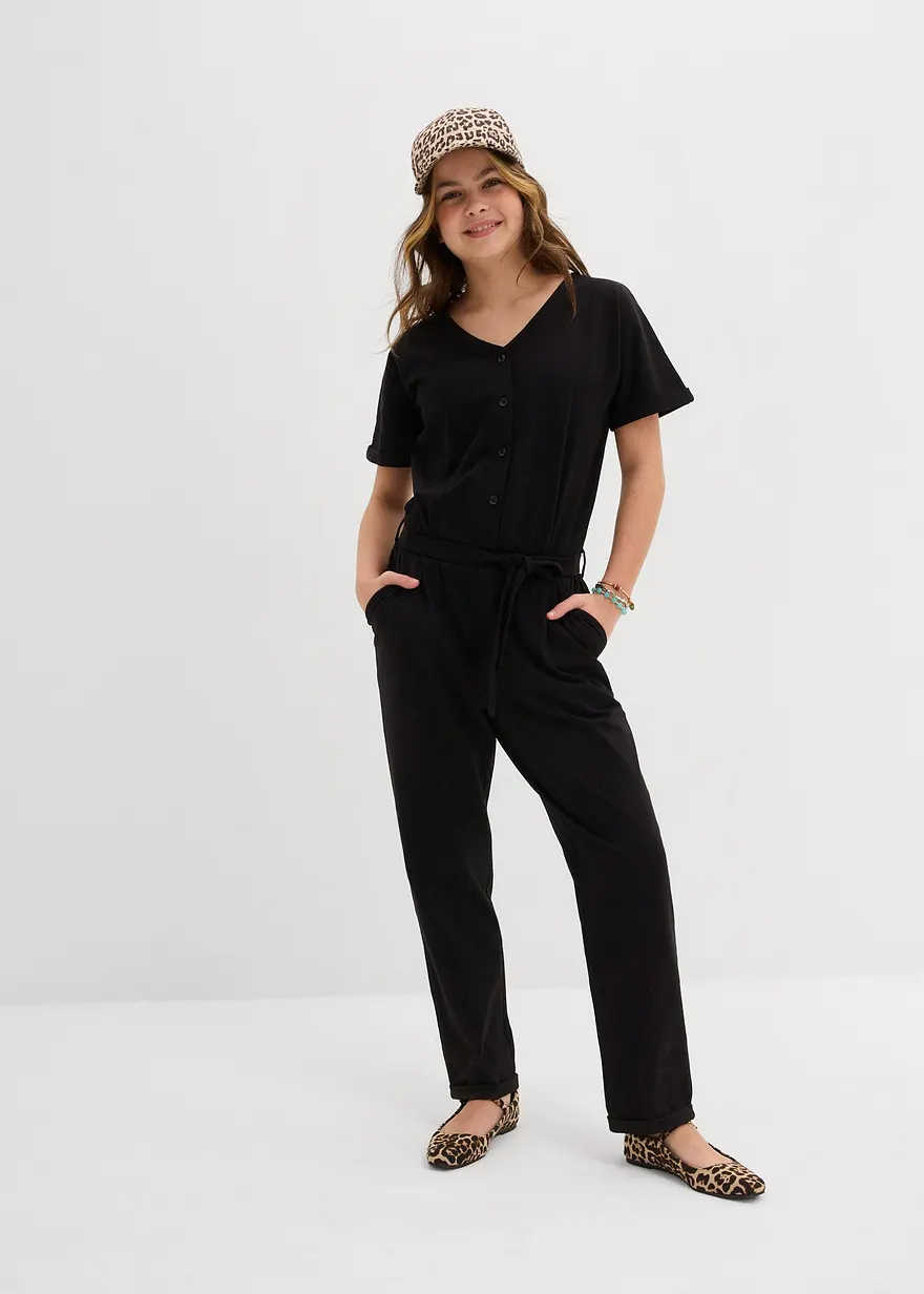 Jersey-Jumpsuit mit Bio-Baumwolle