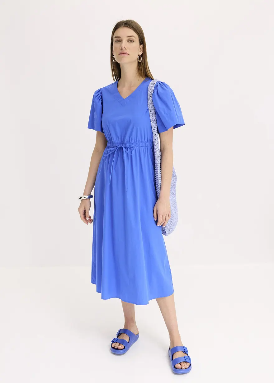Midikleid mit weiten Ärmeln