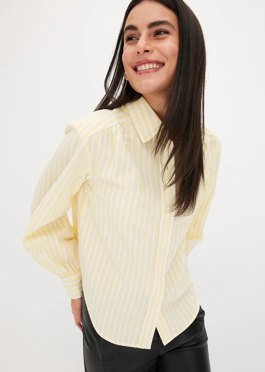 Hemdbluse gestreift