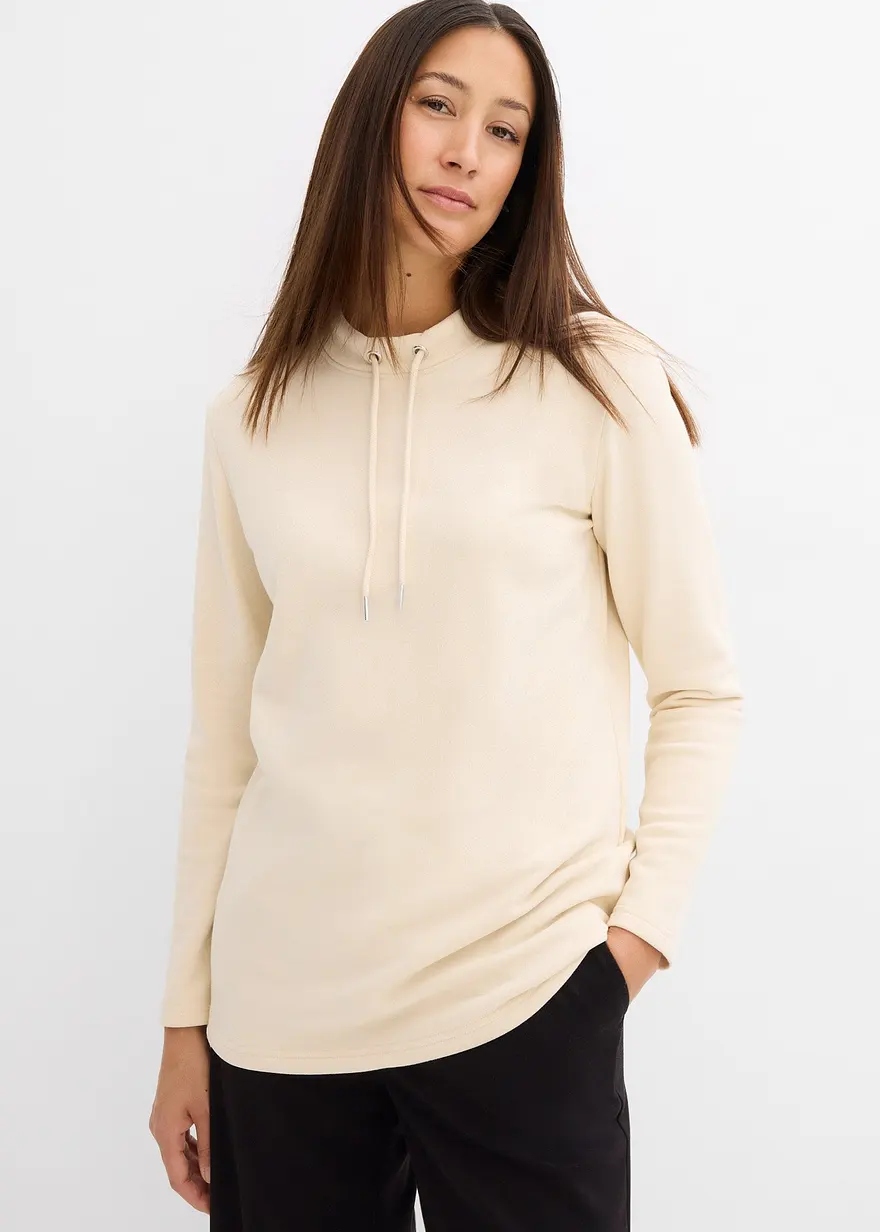 Sweatshirt mit Schlitz