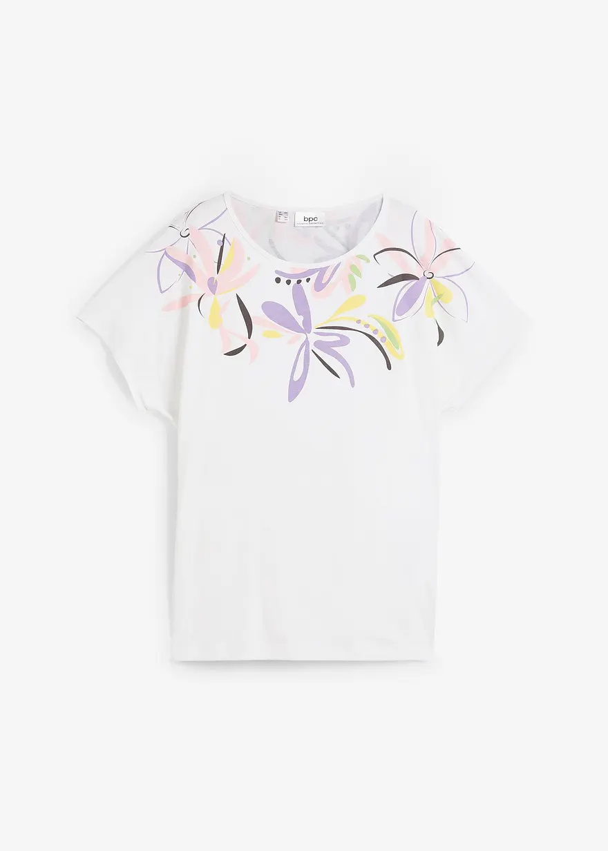 Baumwollshirt, ½ Arm