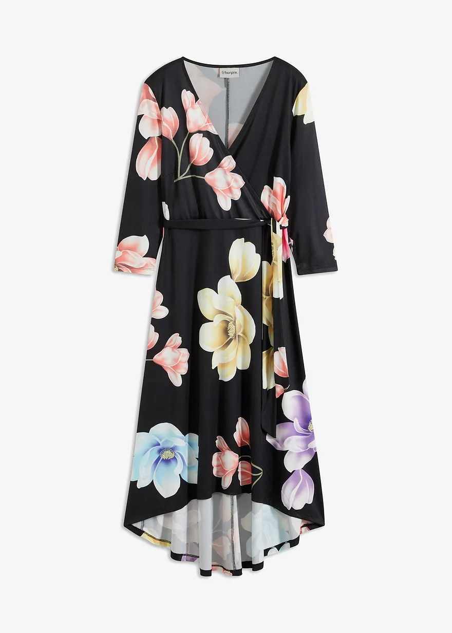 Vokuhila-Kleid aus Jersey mit Bindeband