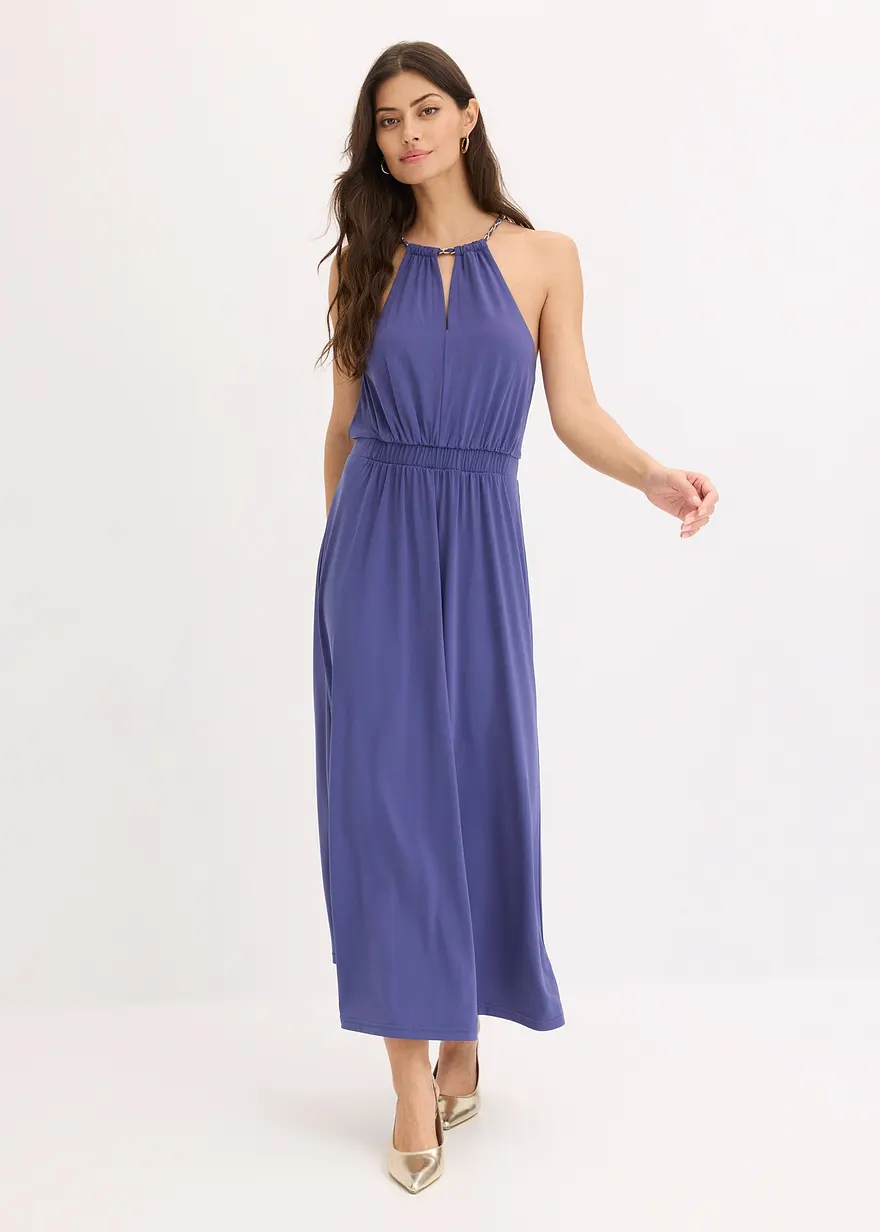 Maxikleid mit Kettendetail