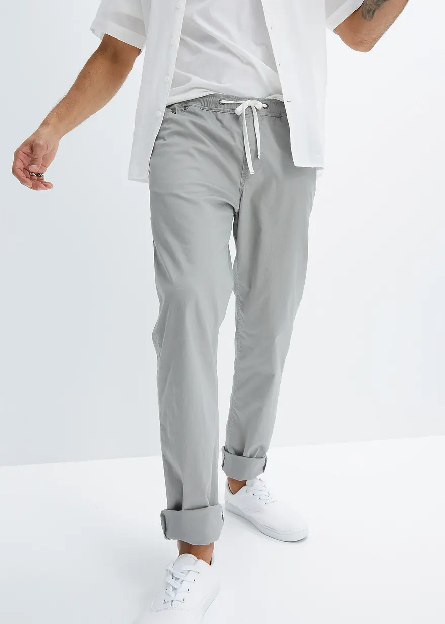 Regular Fit Stretch-Schlupfhose, Straight