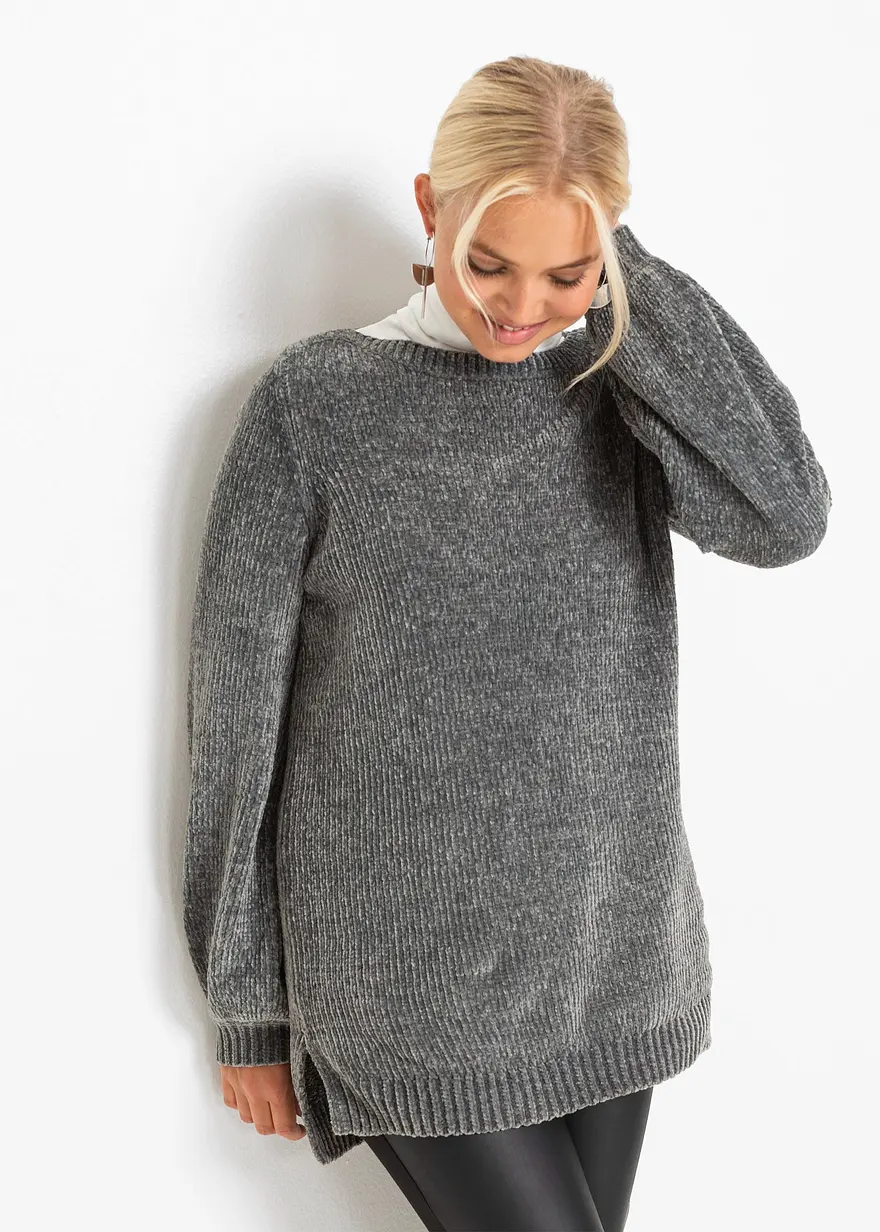 Chenille-Longpullover