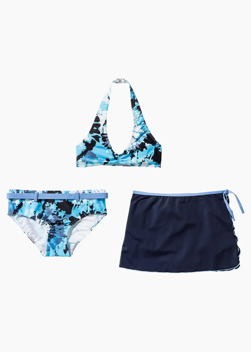 Bikini+Rock aus recyceltem Polyamid (3-tlg. Set)