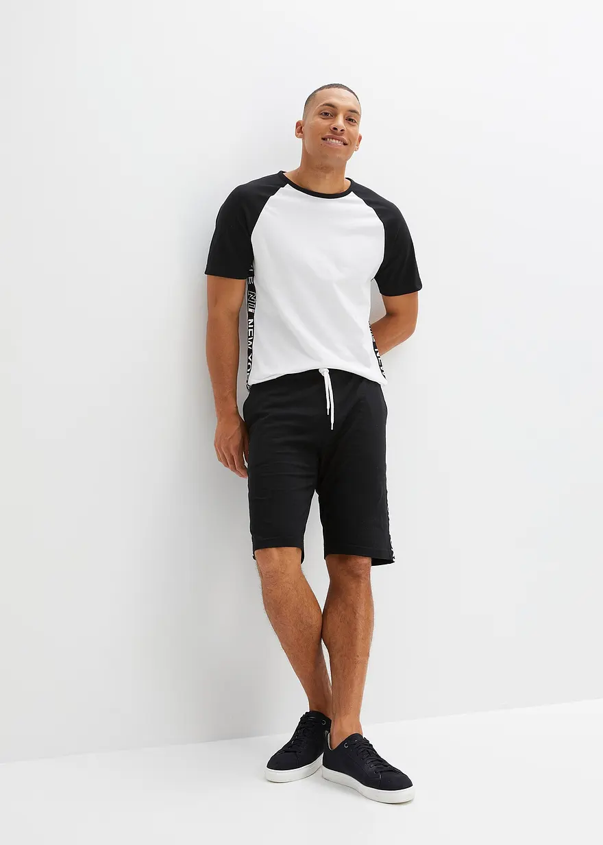 Shirt und kurze Hose (2-tlg.Set) aus reiner Bio-Baumwolle