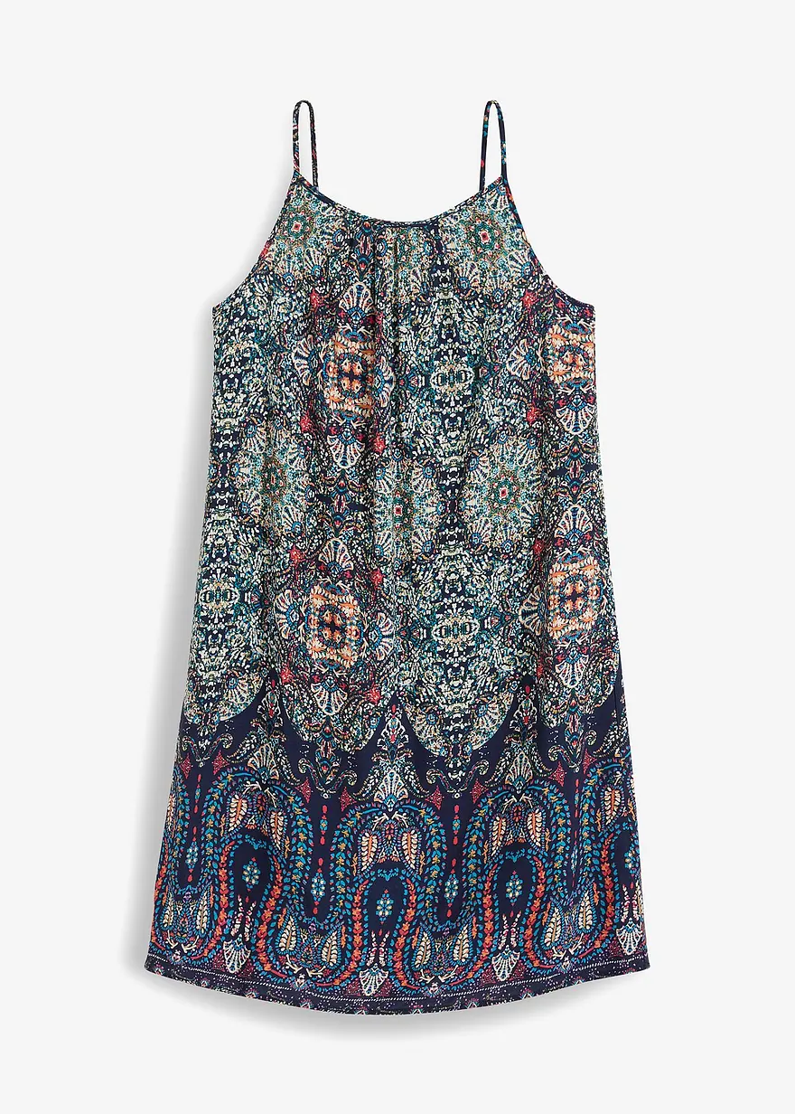 Trägerkleid aus fließender Viskose