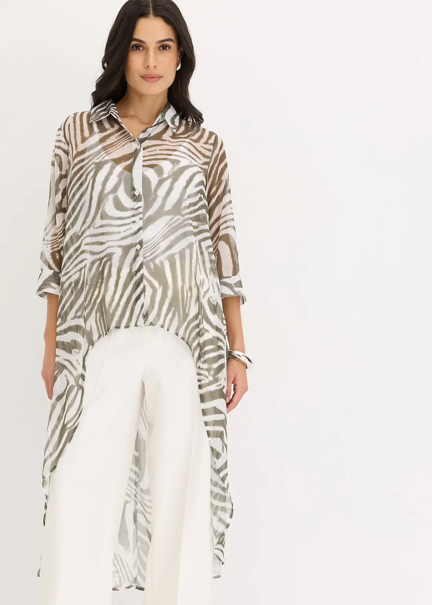 Chiffon- Longbluse