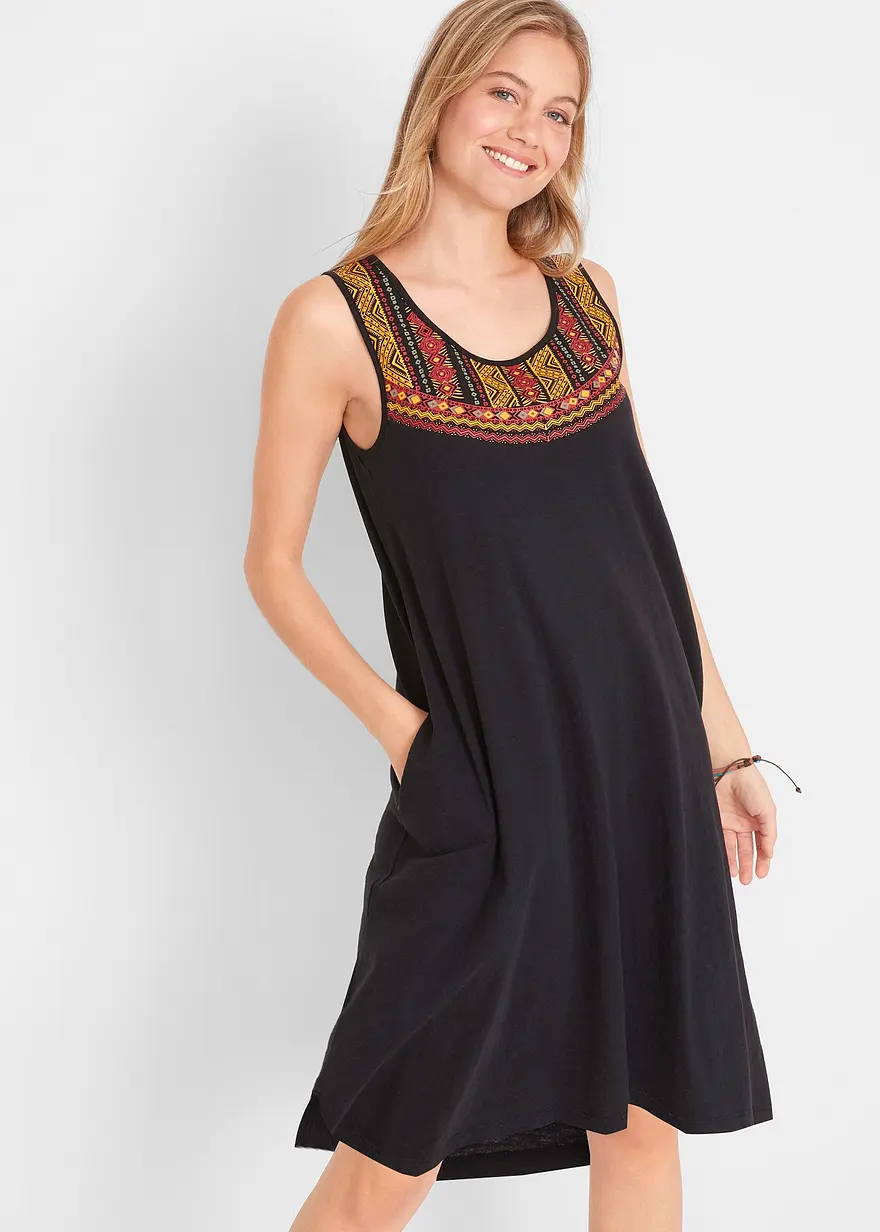 Hänger-Jerseykleid