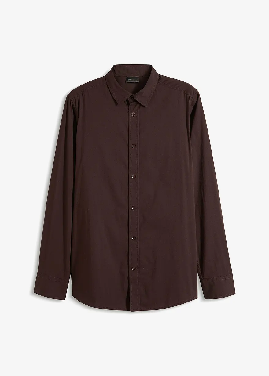Business-Hemd mit Stretch, Slim Fit
