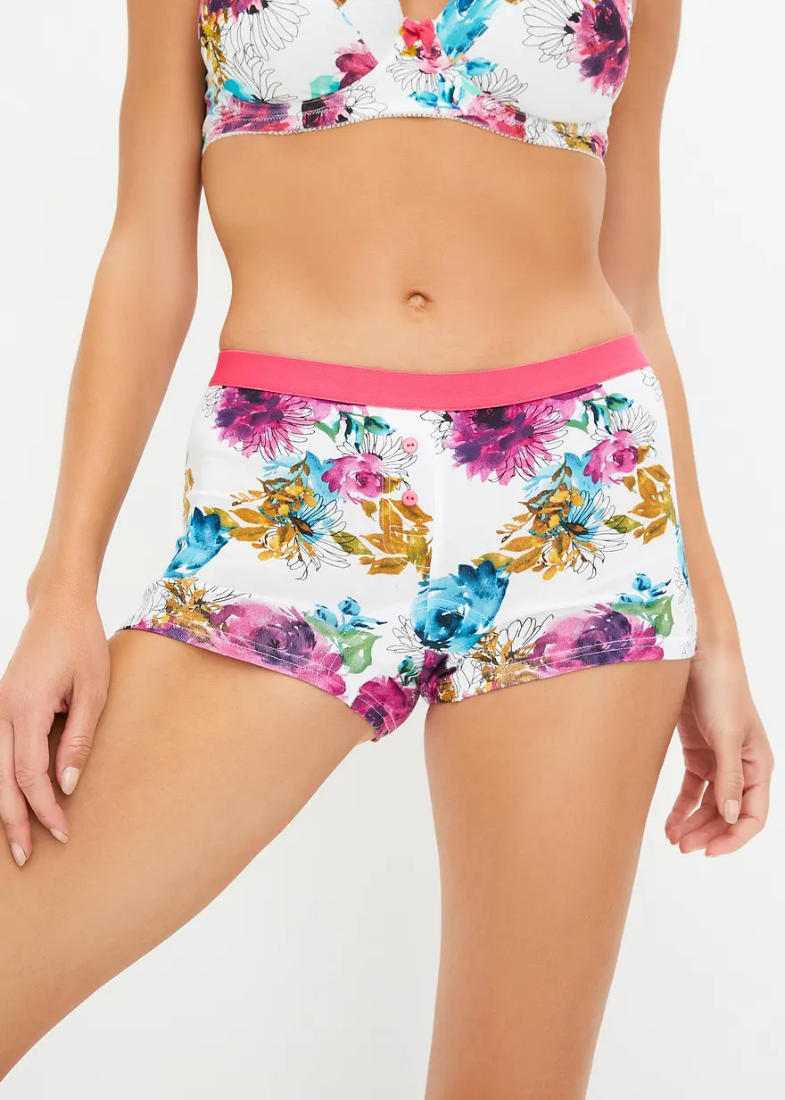 Damen Boxer (4er Pack) mit Bio-Baumwolle