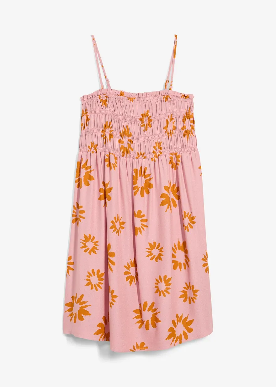 Bandeau-Kleid aus softer Viskose