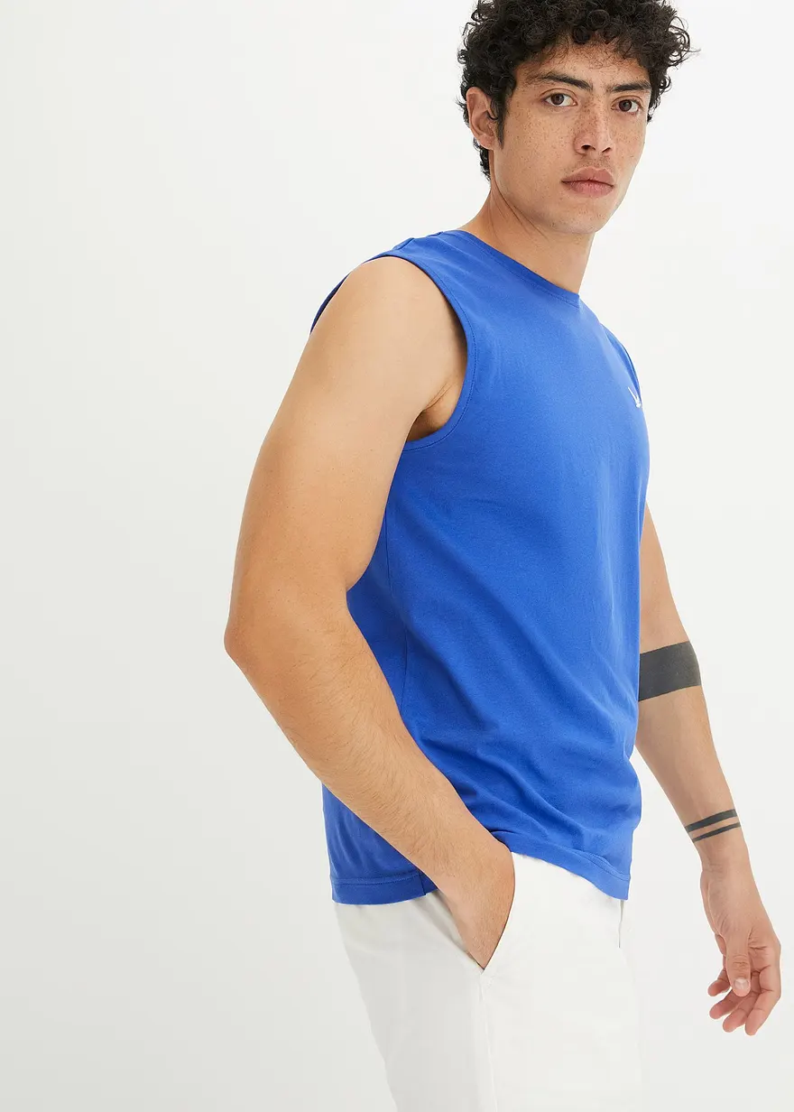 Muskelshirt (2er Pack) aus reiner Bio-Baumwolle