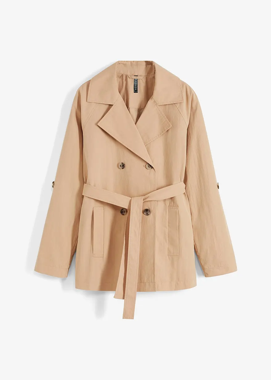 kurzer Trenchcoat