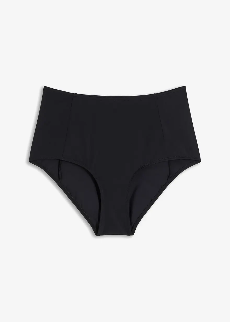 Highwaist-Bikinihose mit normalem Beinausschnitt