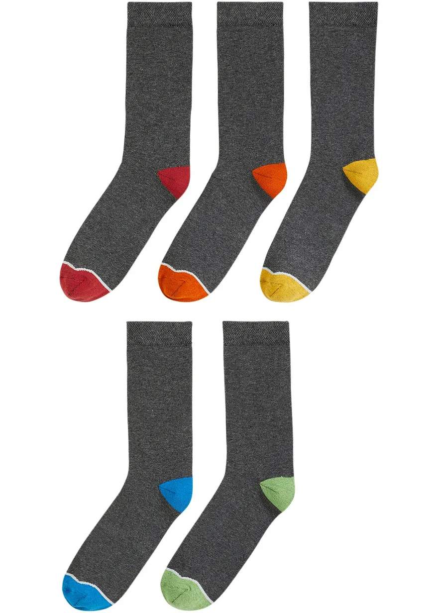 Socken mit Bio-Baumwolle (5er Pack)