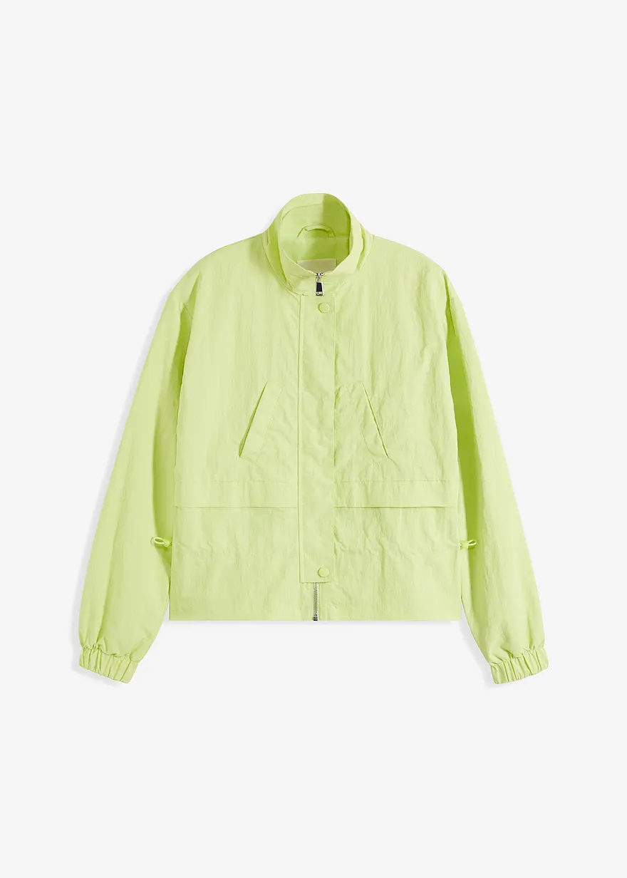 Kurze Jacke mit Taillen-Tunnelzug