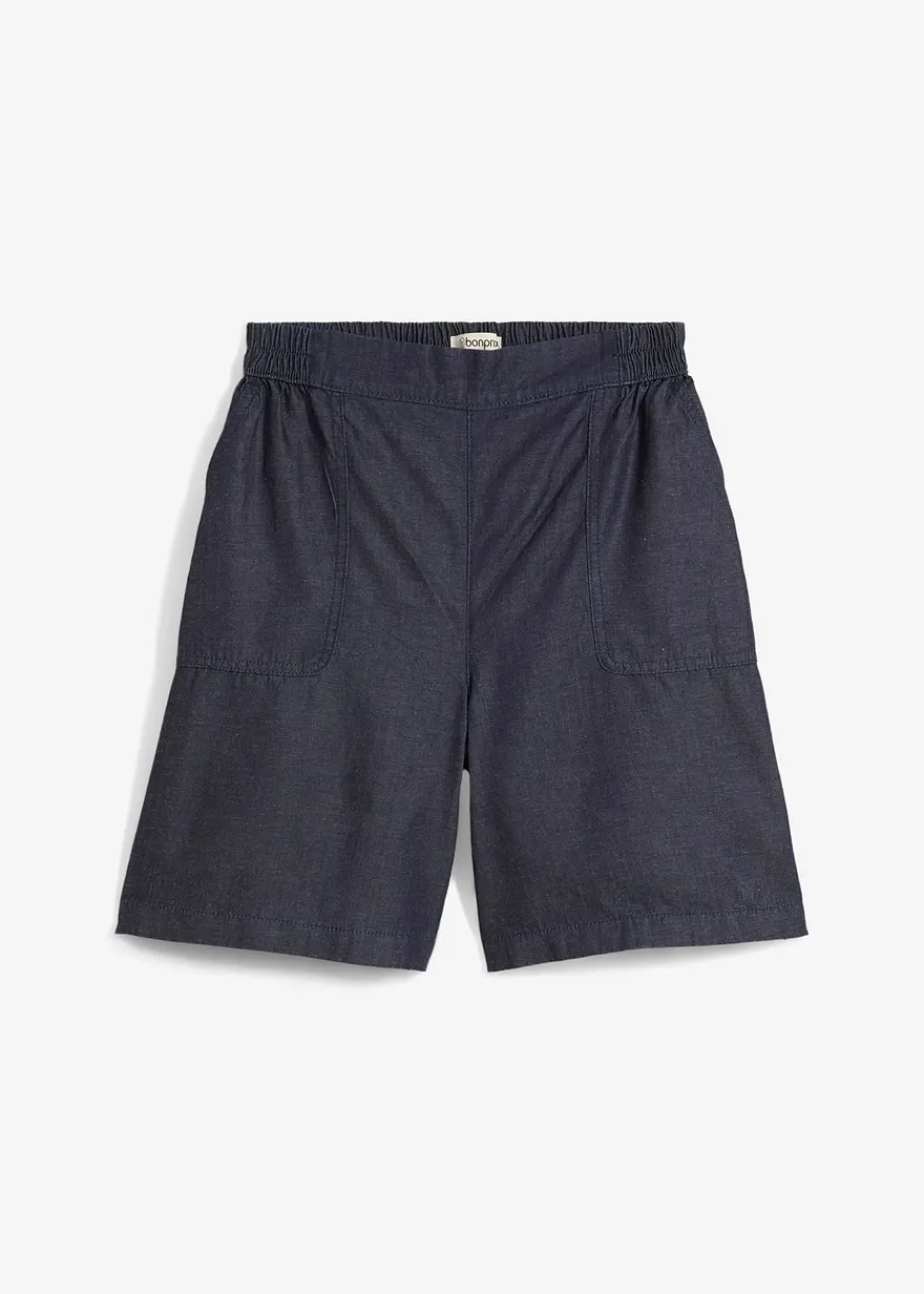 Schlupf-Shorts mit kühlendem Leinenanteil