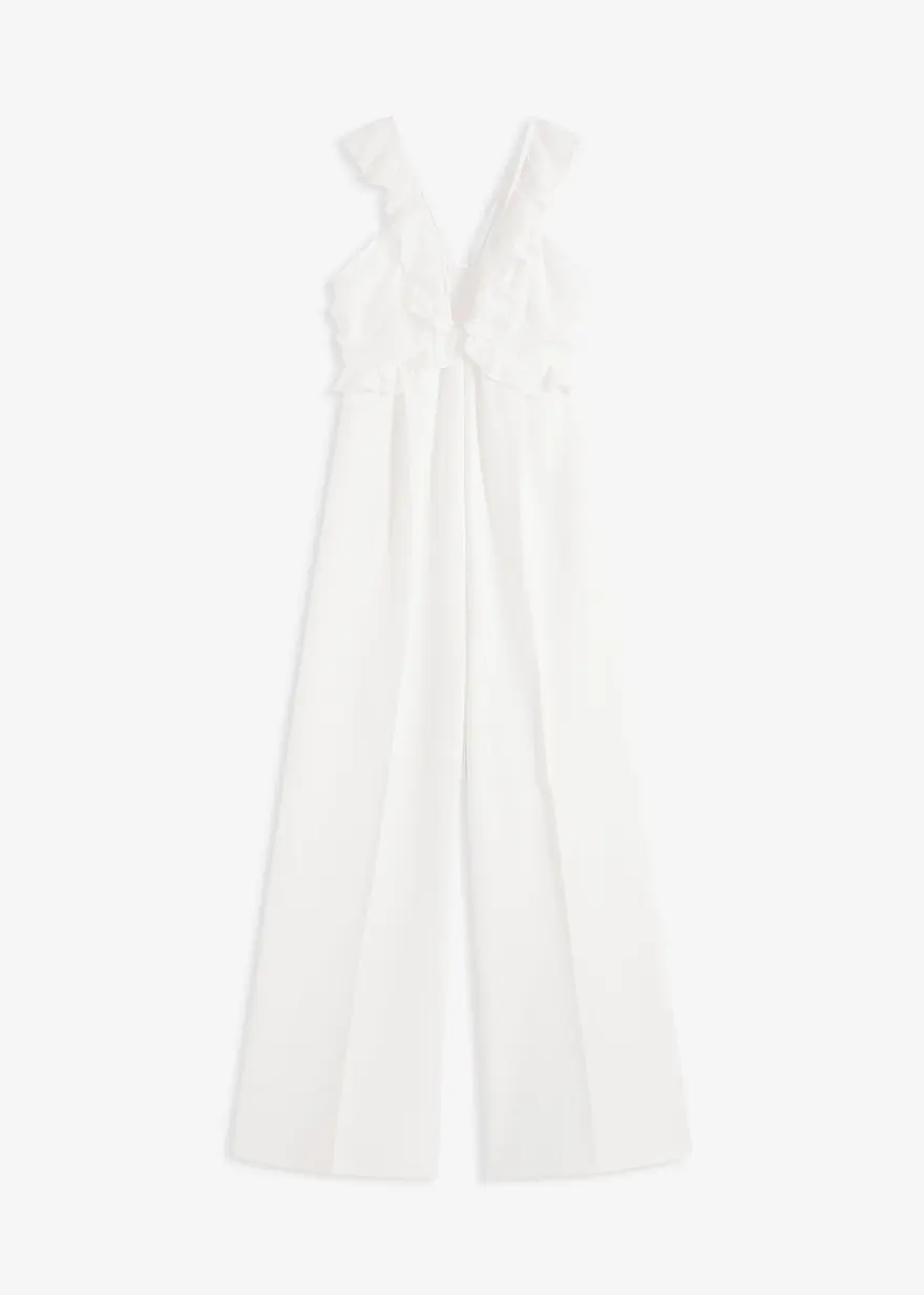 Jumpsuit mit Chiffon