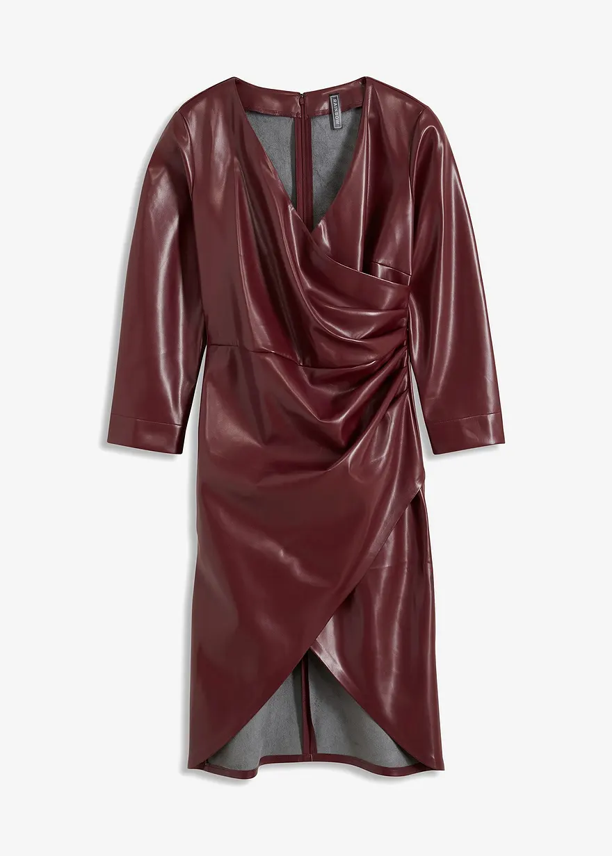 Lederimitat-Kleid