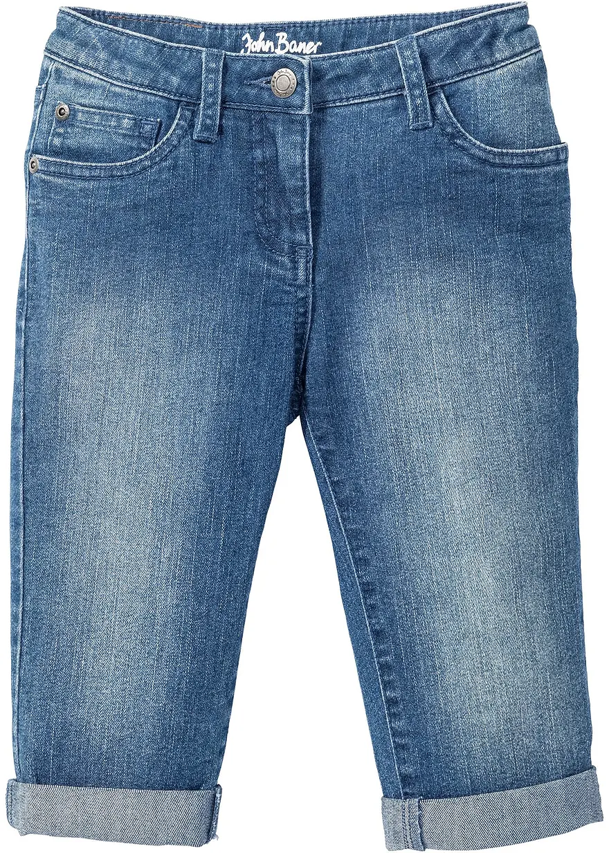 Capri Jeans Mid Waist