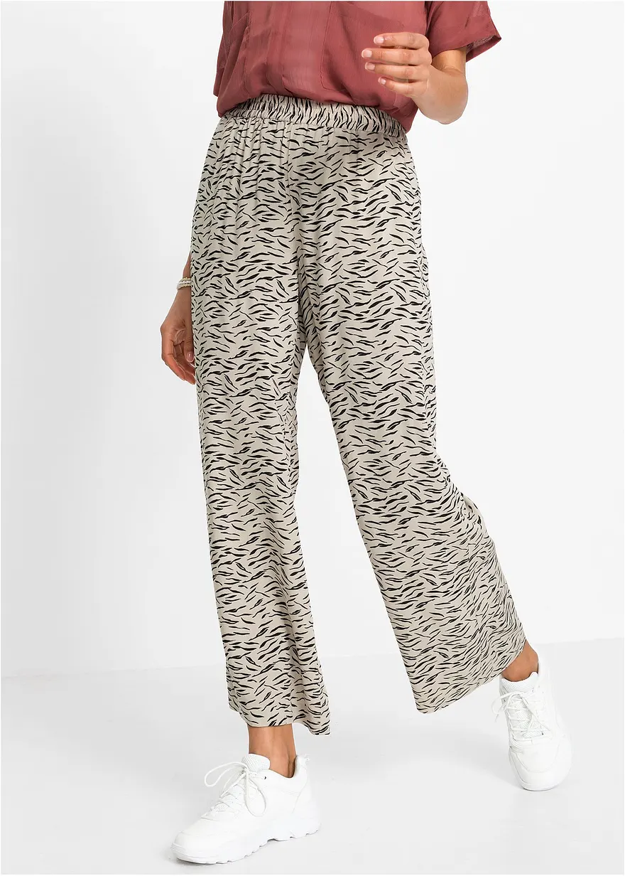 Bedruckte Palazzo-Hose