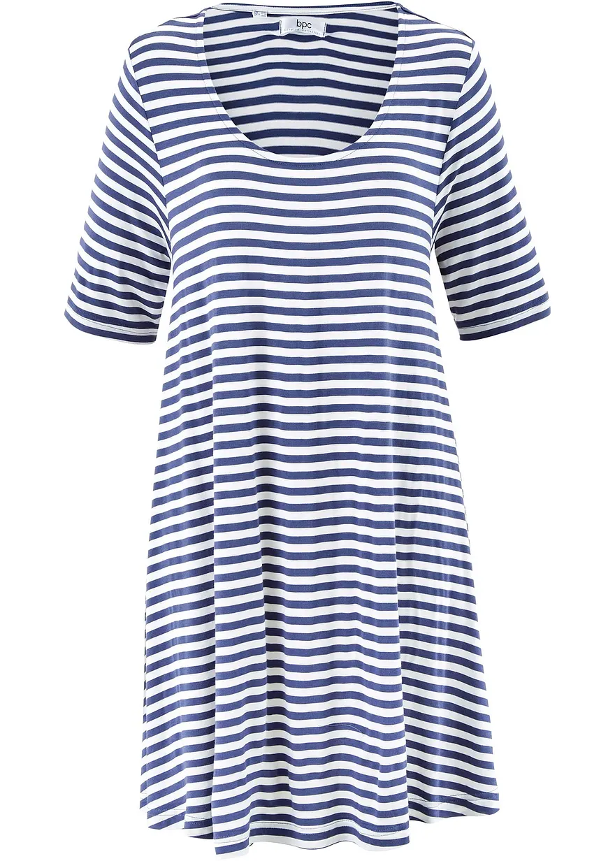 Tunika-Shirt aus Viskose-Mix