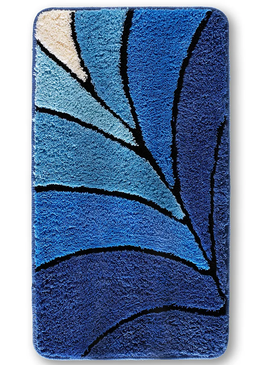Badematte mit hohem Flor