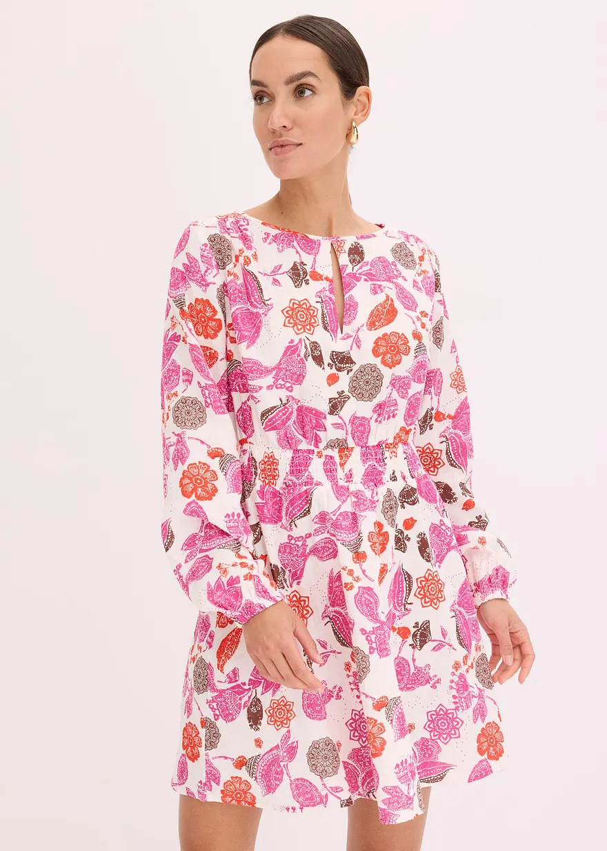 Minikleid aus Musselin