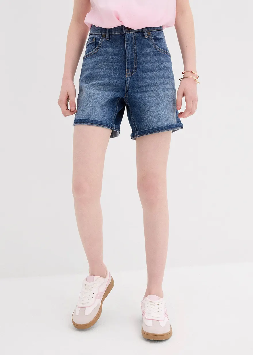 Jeans-Bermuda Mid Waist