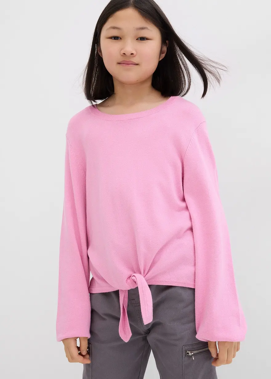 Feinstrickpullover aus Viskose-Mix