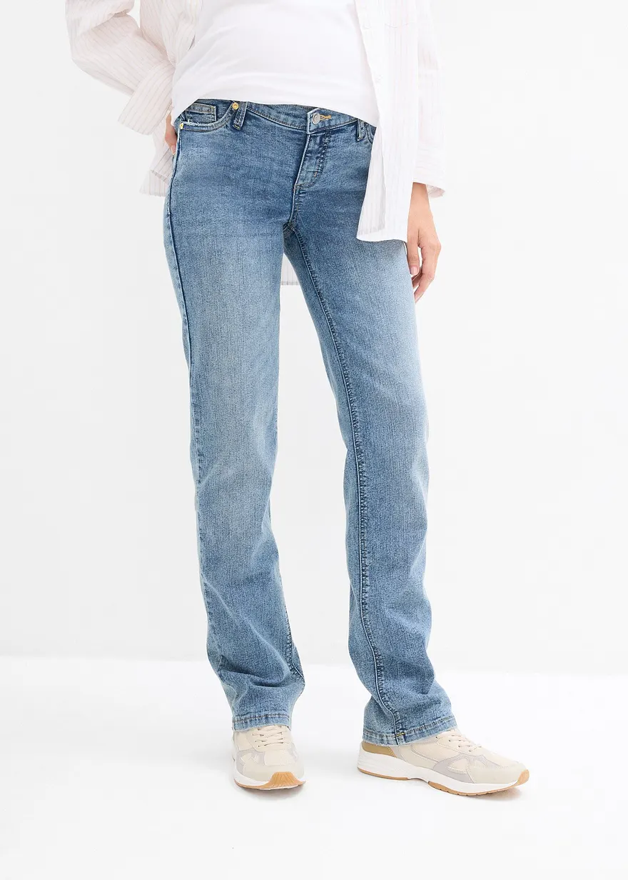 2-in-1 Umstandsjeans für die Schwangerschaft und danach, Straight