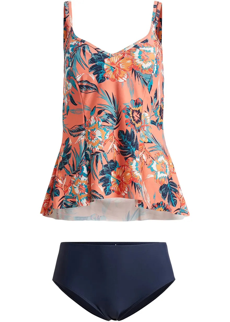 Tankini (2-tlg.Set) mit V-Ausschnitt