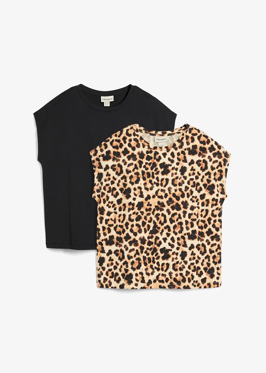 T-Shirt aus reiner Bio-Baumwolle (2er Pack)
