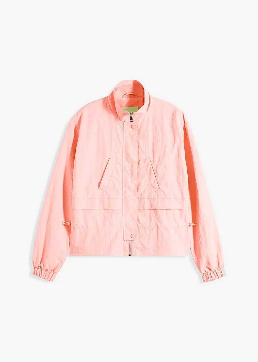 Kurze Jacke mit Taillen-Tunnelzug
