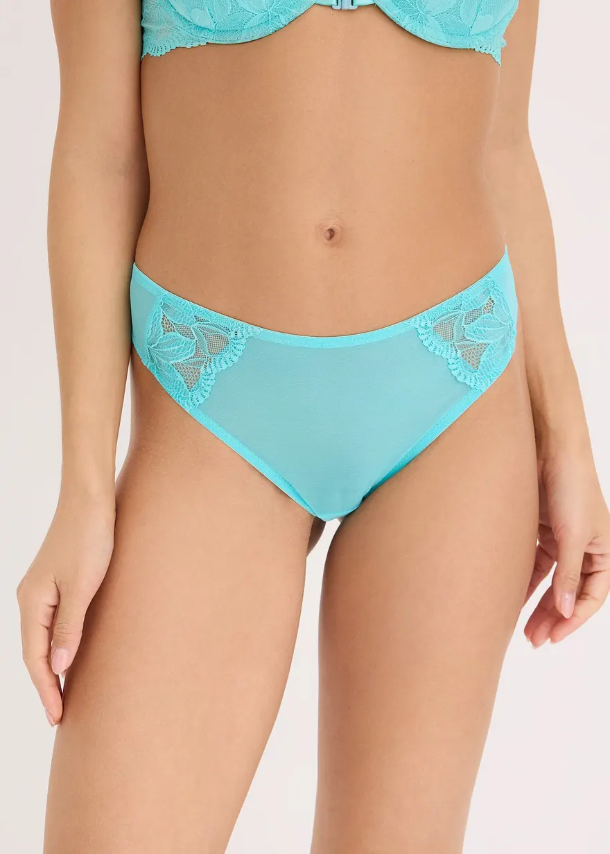 Slip mit Spitze