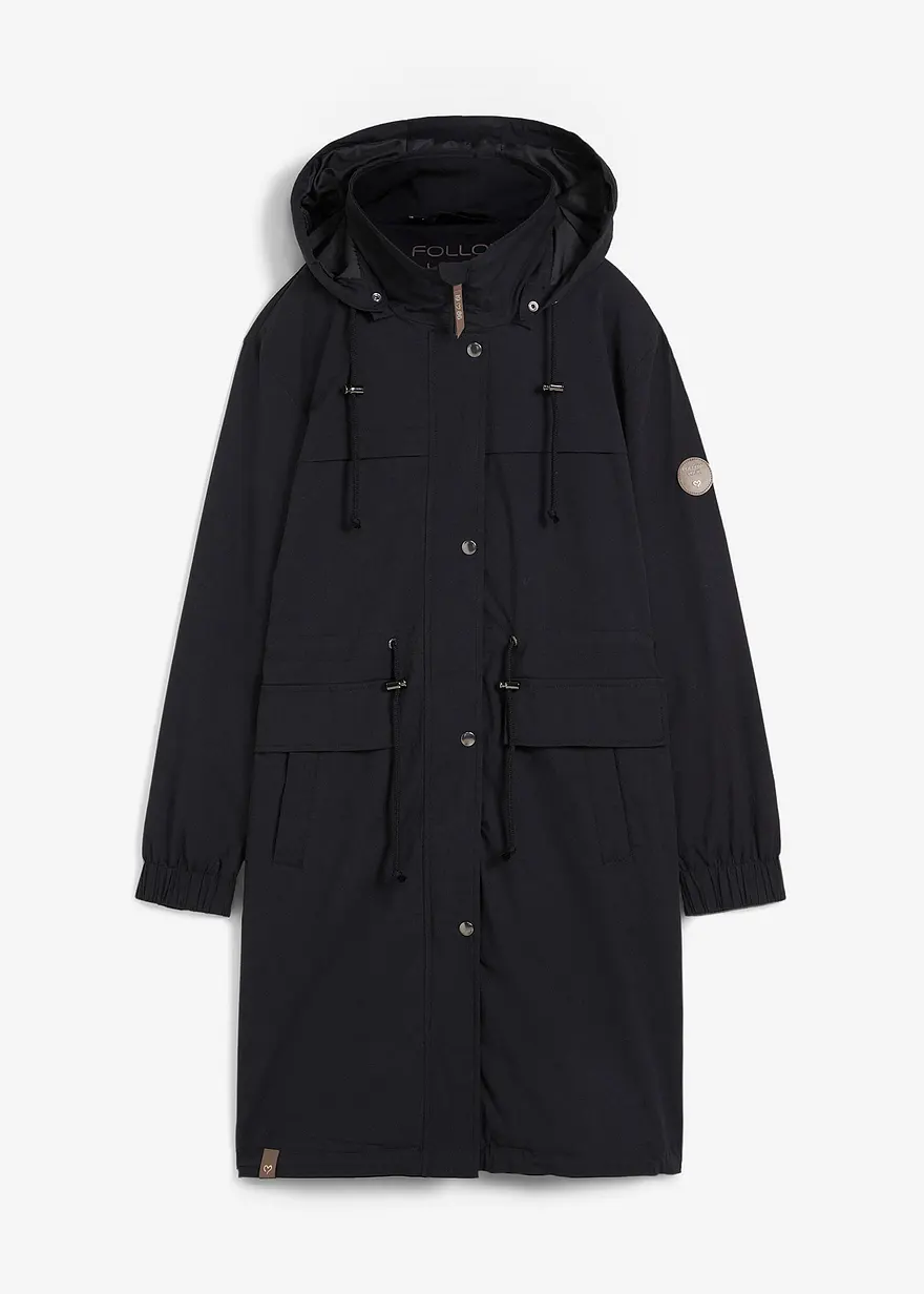 Trench-Parka mit großen Taschen