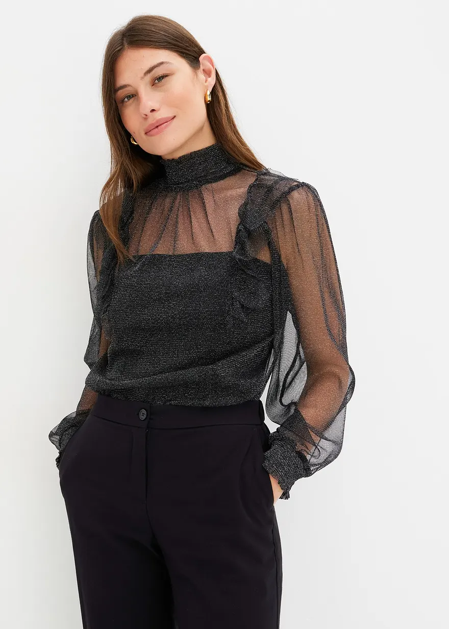 Transparente Bluse