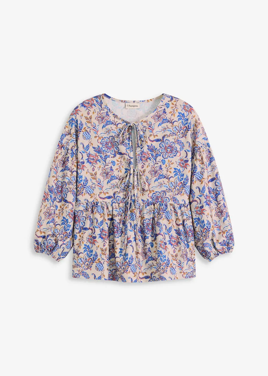 Shirtbluse mit Schnürung