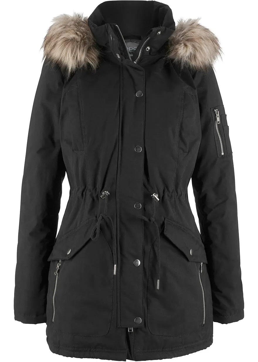 Warmer Parka, gefüttert