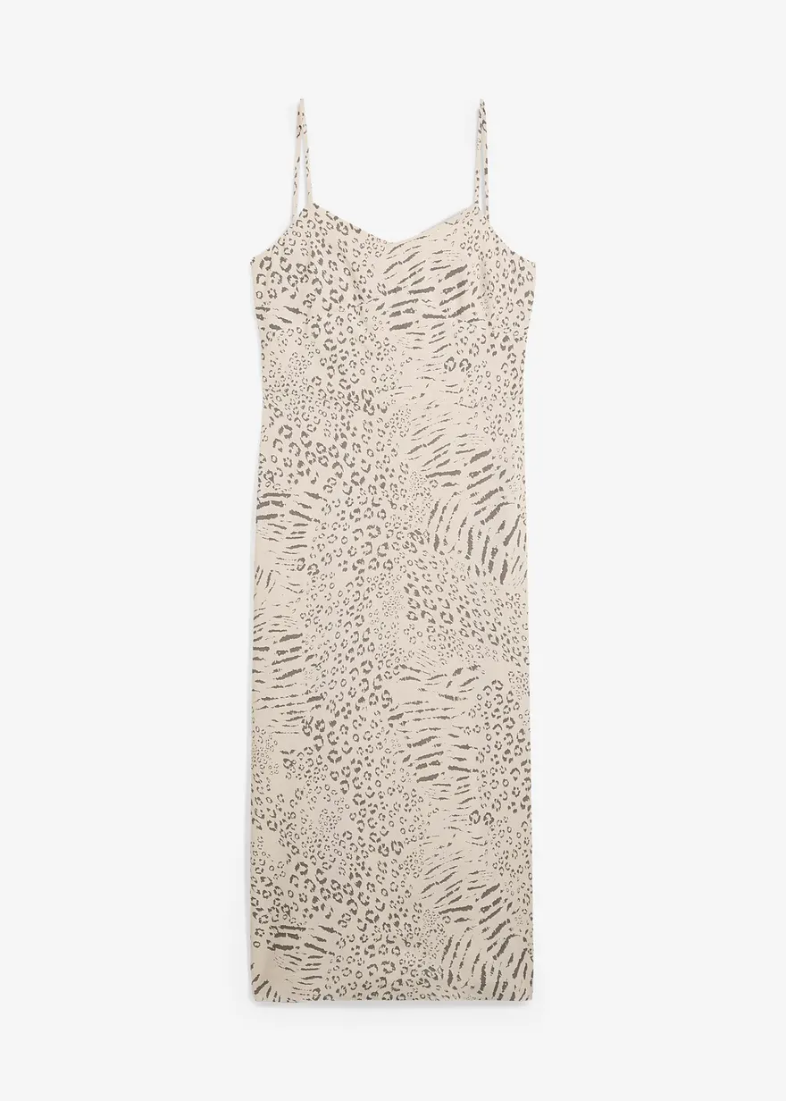 Trägerkleid aus fließender Viskose