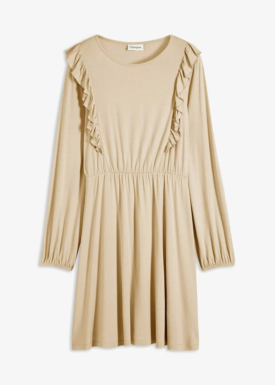 Jerseykleid mit Volants