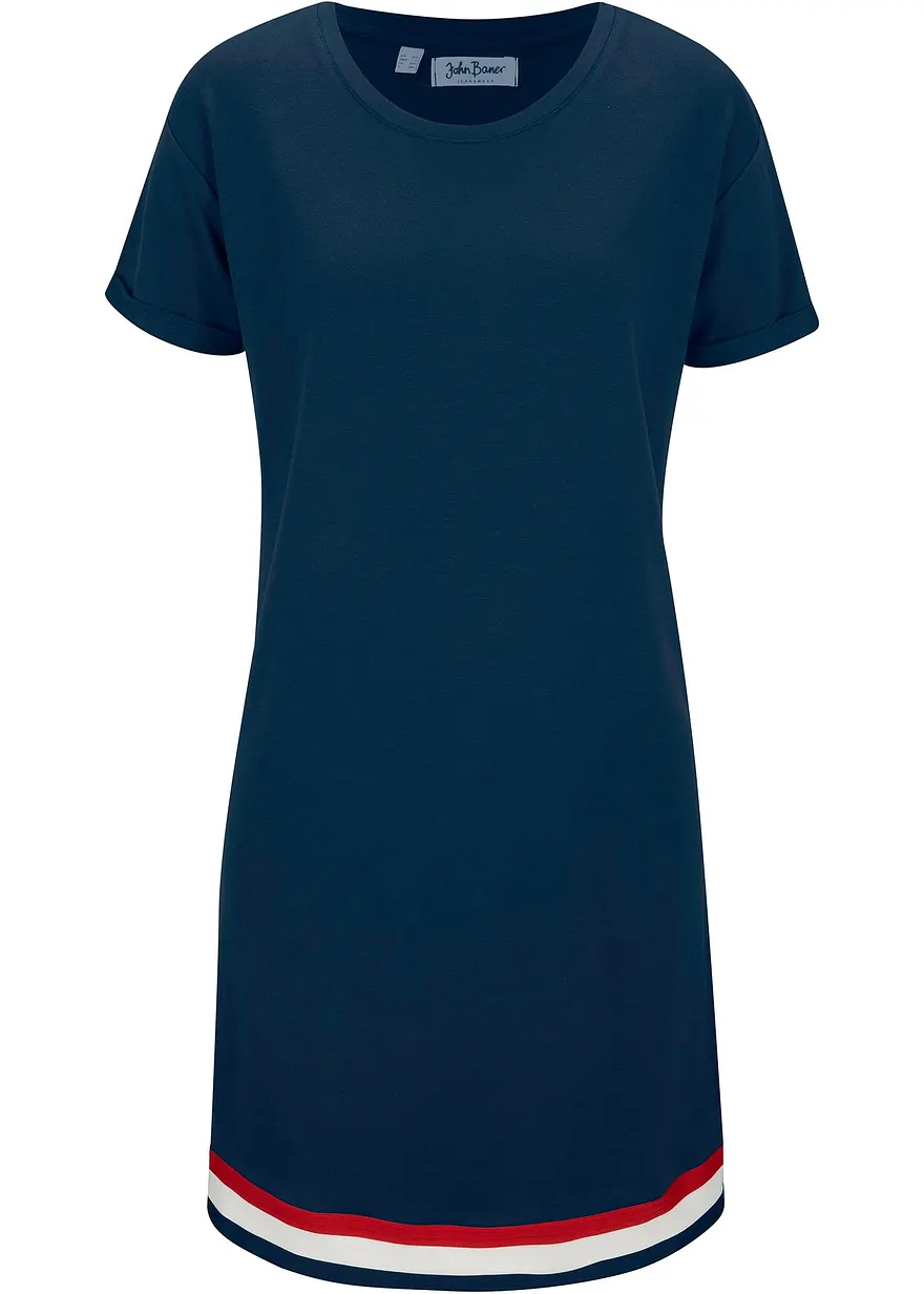 Jerseykleid aus weichem Viskose-Mix