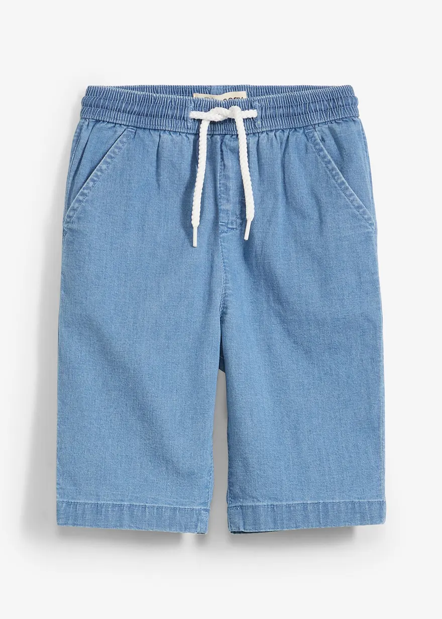 Schlupf Stretch-Jeans-Bermuda, Regular Fit