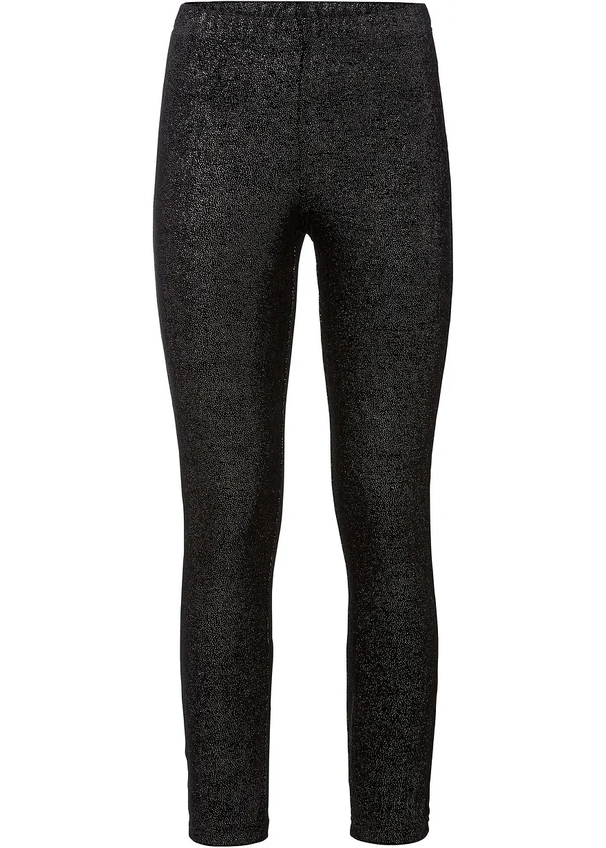 Glitzer Leggings aus Samt